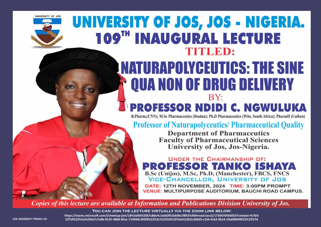 University of Jos Inaugural Lecture